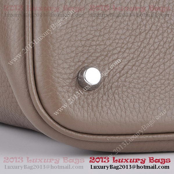 Hermes Picotin Lock PM Bag in Clemence Leather 8615 Khaki