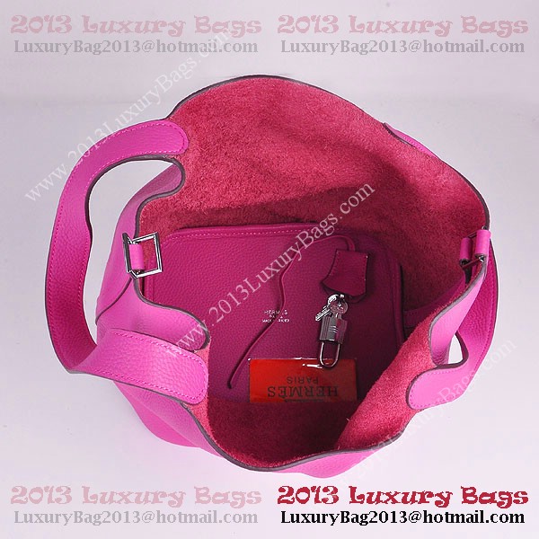 Hermes Picotin Lock PM Bag in Clemence Leather 8615 Peach