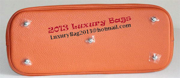 Hermes Bolide 37CM Calfskin Leather Tote Bags H509084 Orange