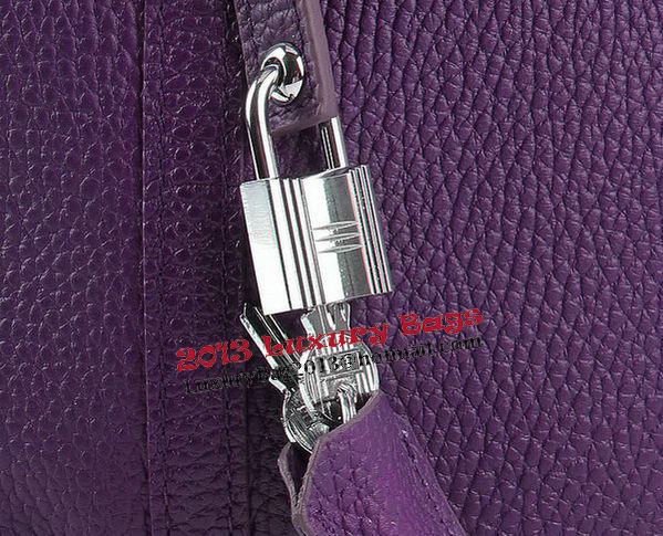 Hermes Picotin Lock MM Bags Clemence Leather H8616 Purple
