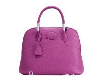 Hermes Bolide 31CM Calfskin Leather Tote Bag H509083 Lavender