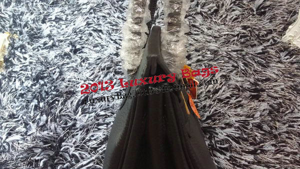 Hermes Birkin 30CM Tote Bags Litchi Leather H30LI Black