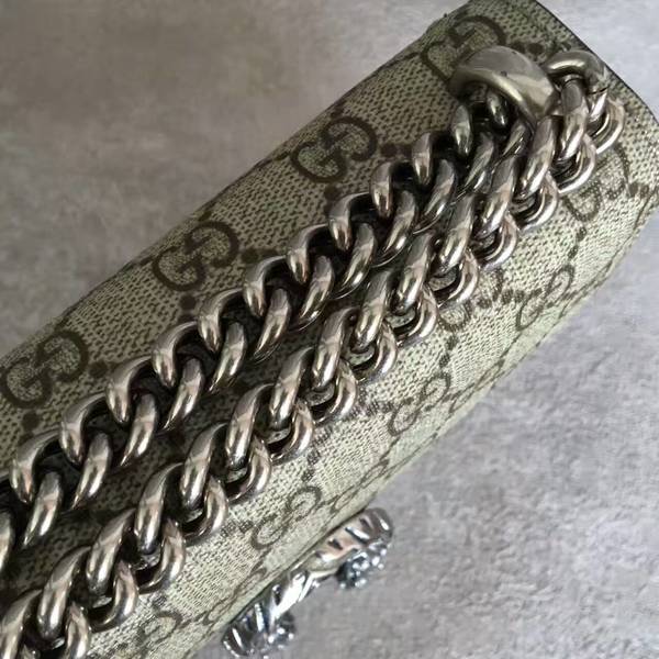 Gucci Mini Dionysus GG Canvas Shoulder Bag 421970 Black