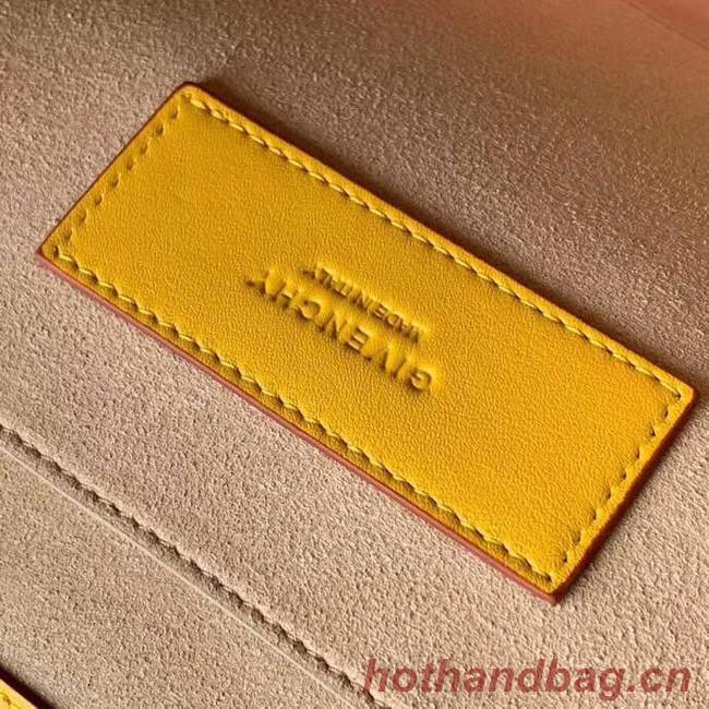 GIVENCHY Whip large leather shoulder bag 37101 yellow