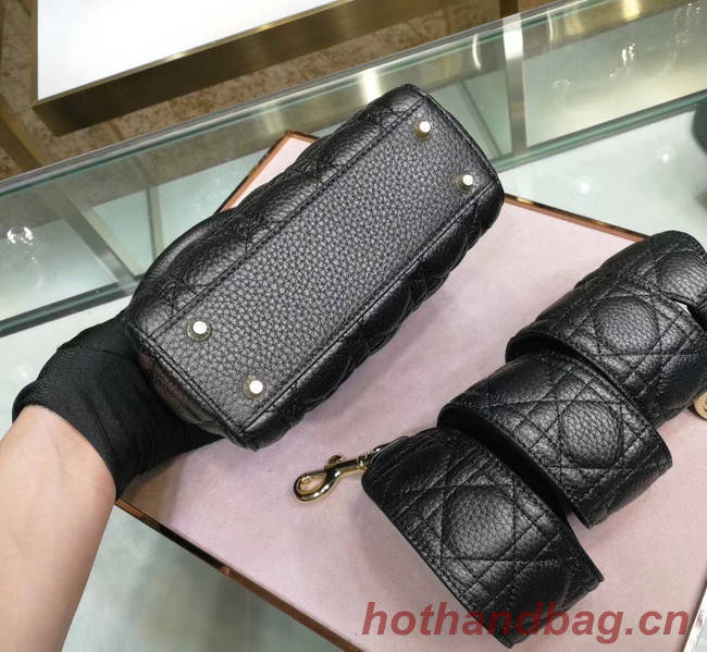 Dior MINI LADY DIOR CALFSKIN BAG M0573 black