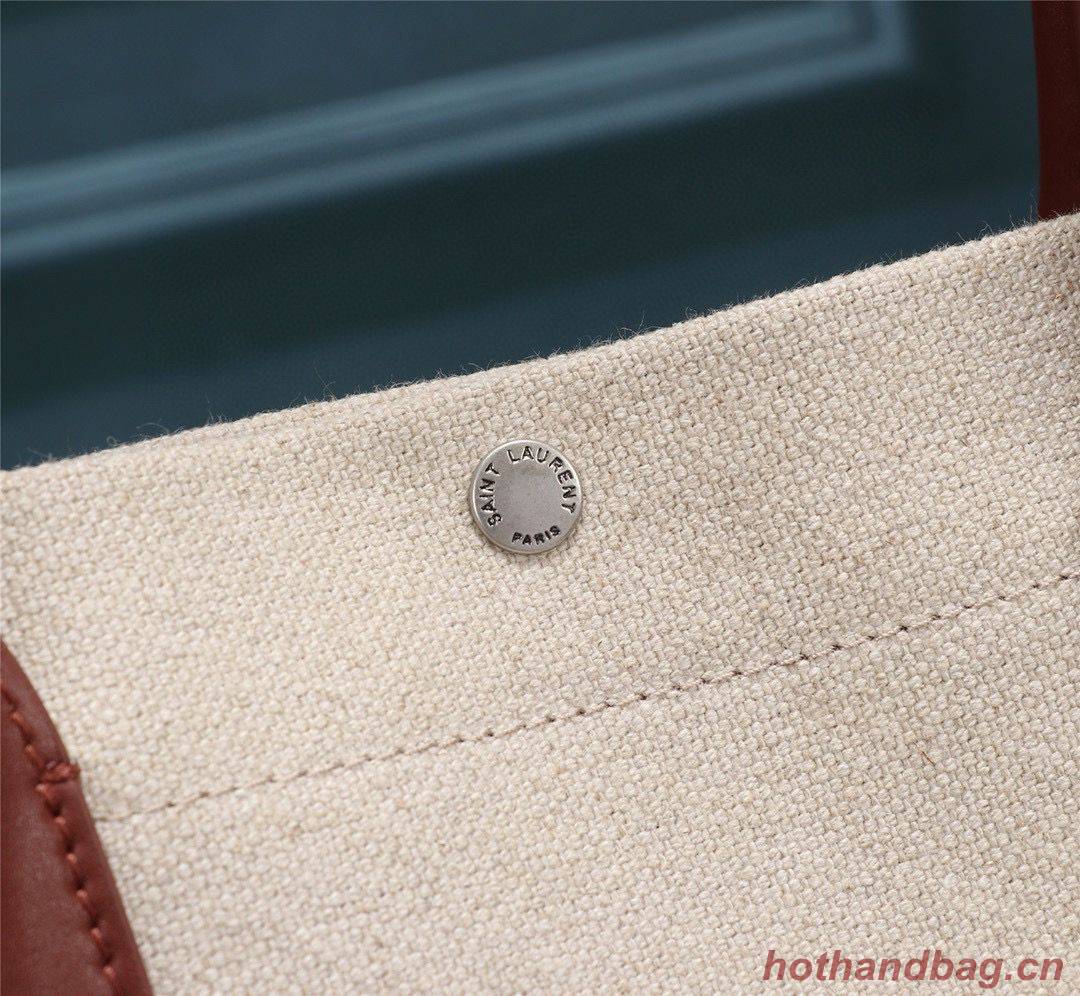 Yves Saint Laurent Rive Gauche Tote Shopping Bag 59929 Beige