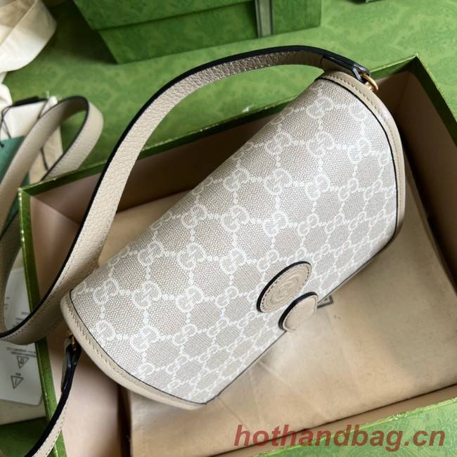Gucci Mini shoulder bag with Interlocking G 671620 Beige