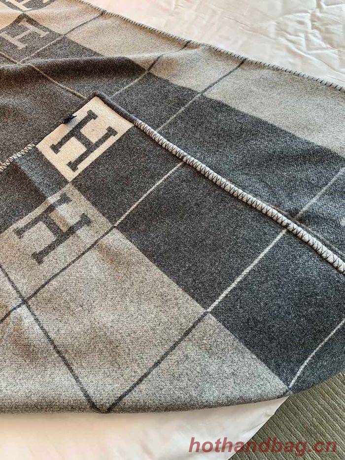 Hermes Lambswool&Cashmere Shawl&Blanket HMB00003 Hermes Lambswool&Cashmere Shawl&Blanket HMB00003