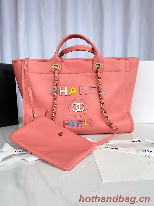 Chanel Original Leather Shopping Bag 66941 pink