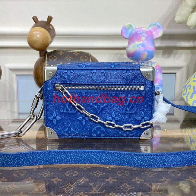Louis vuitton MINI SOFT TRUNK M21368 Denim Blue