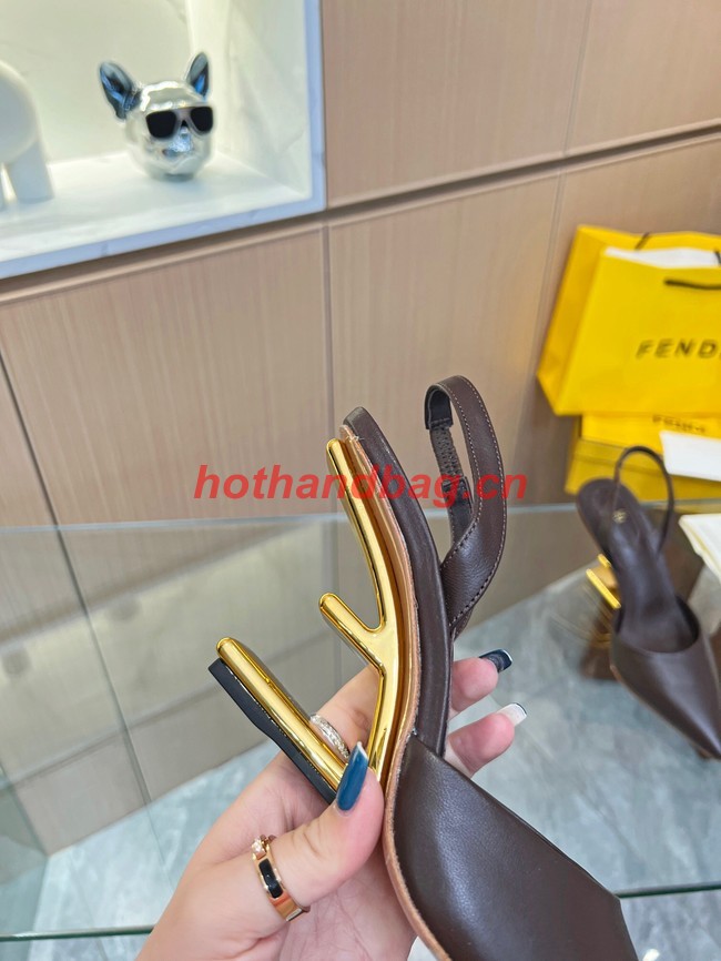 Fendi First leather high-heeled slingbacks 93254-3