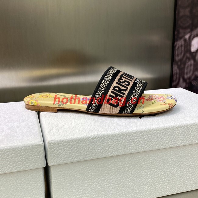 Dior DWAY SLIDE Embroidered Cotton 93279-9