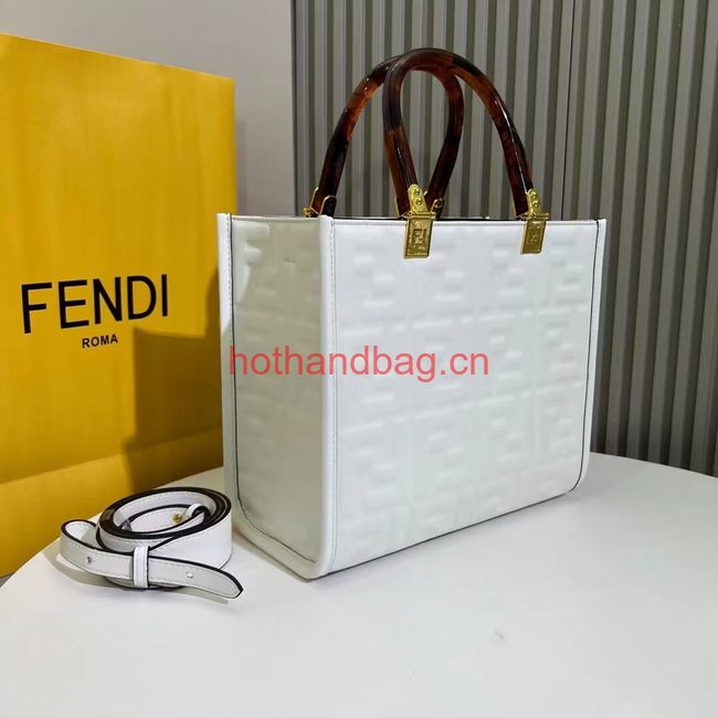 Fendi Sunshine small Shopper F1615 white Fendi Sunshine small Shopper F1615 white