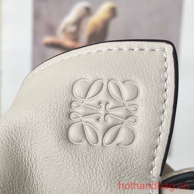 Loewe Mini Napa Leather Flamenco clutch 26941 white