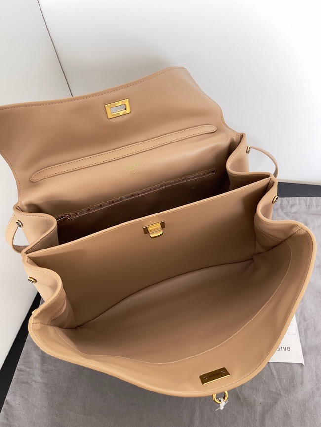 Balenciaga Rodeo Handbag smooth calfskin 795457 Apricot