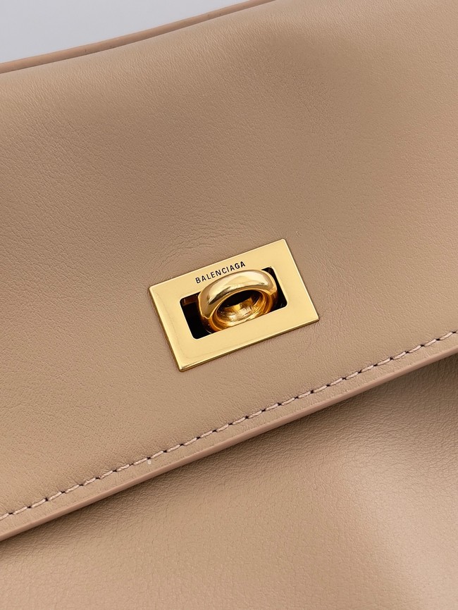 Balenciaga Rodeo Handbag Large smooth calfskin 795458  Apricot