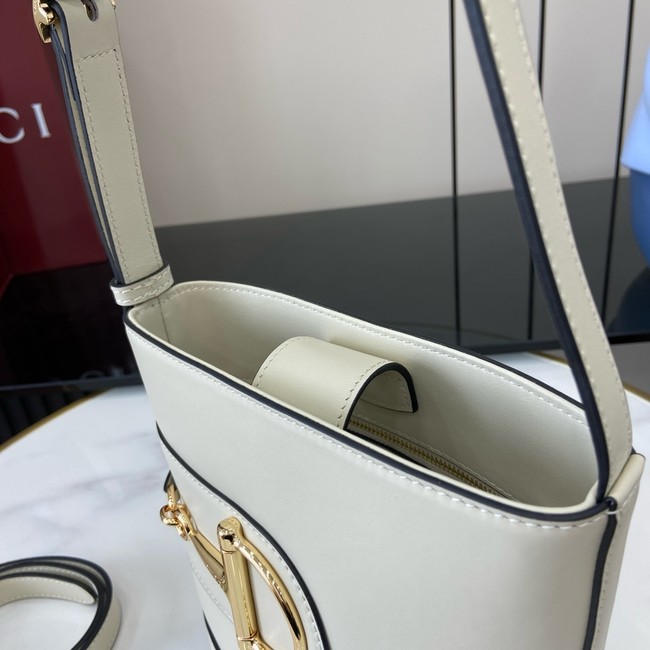 GUCCI 73 MINI BUCKET BAG 833665 White
