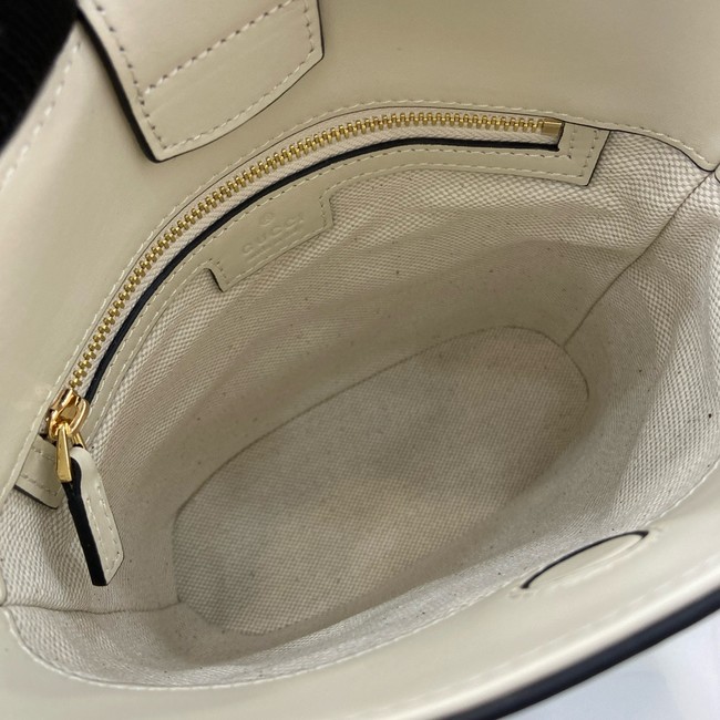 GUCCI 73 MINI BUCKET BAG 833665 White