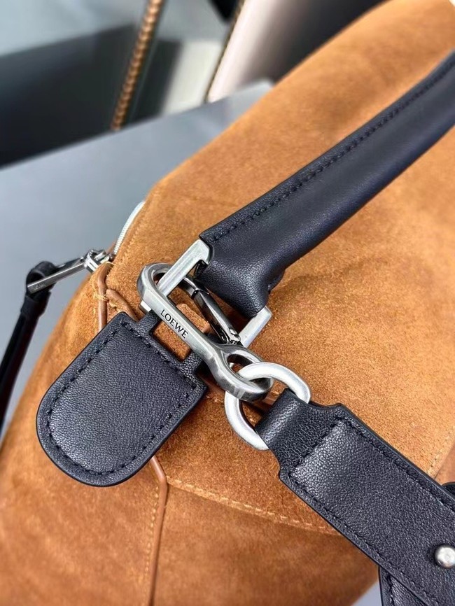 Loewe Large SUEDE Puzzle bag 231095 Tan