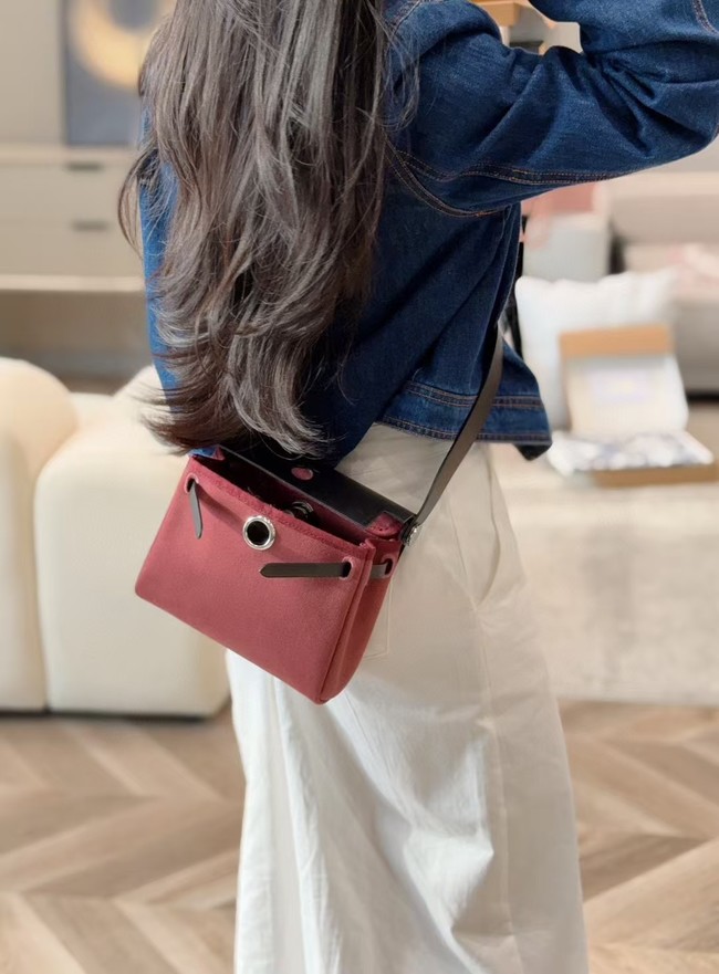 Hermes mini Herbag 20CM Original Canvas Leather & Calfskin 48888-2