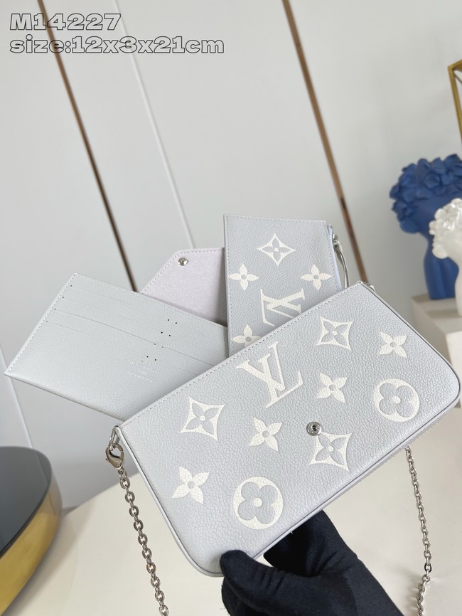 Louis Vuitton Felicie Pochette M14227 Brume & Quartz