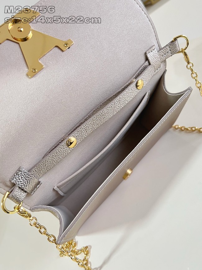 Louis Vuitton Pochette Louise M23756 light gray