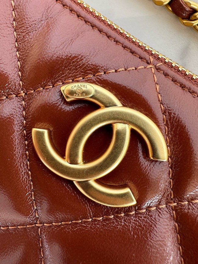 Chanel small HOBO BAG AS5528 red