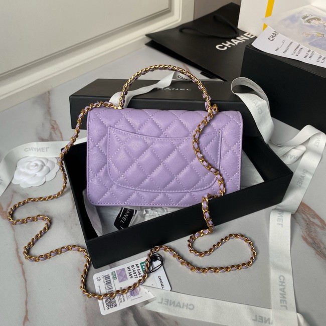 Chanel CLUTCH WITH CHAIN AP4062 Purple