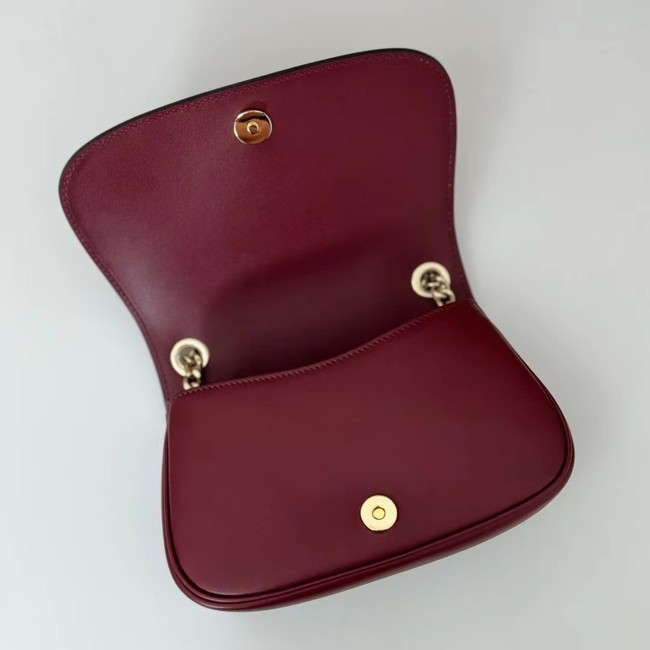 GUCCI BLONDIE SMALL SHOULDER BAG 815711 Rosso Ancora red