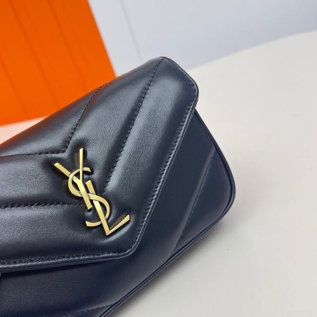 SAINT LAURENT LOULOU MINI IN LAMBSKIN 821749 black