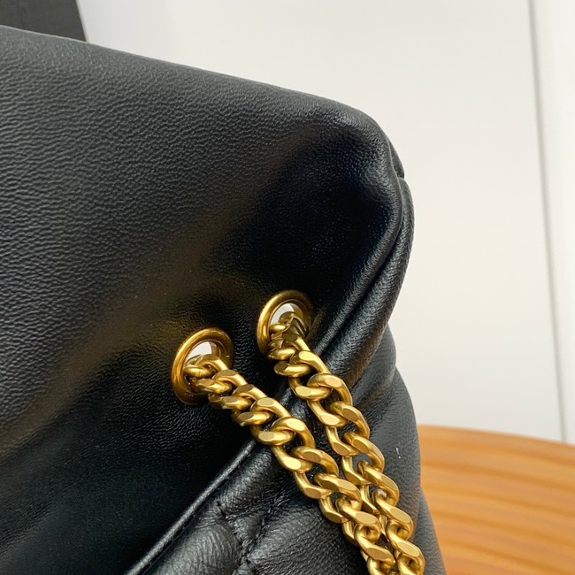 SAINT LAURENT TOY PUFFER IN LAMBSKIN 759337 black