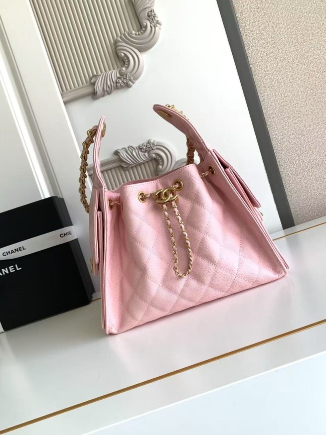 CHANEL 25 SMALL HANDBAG AS5293 Light Pink