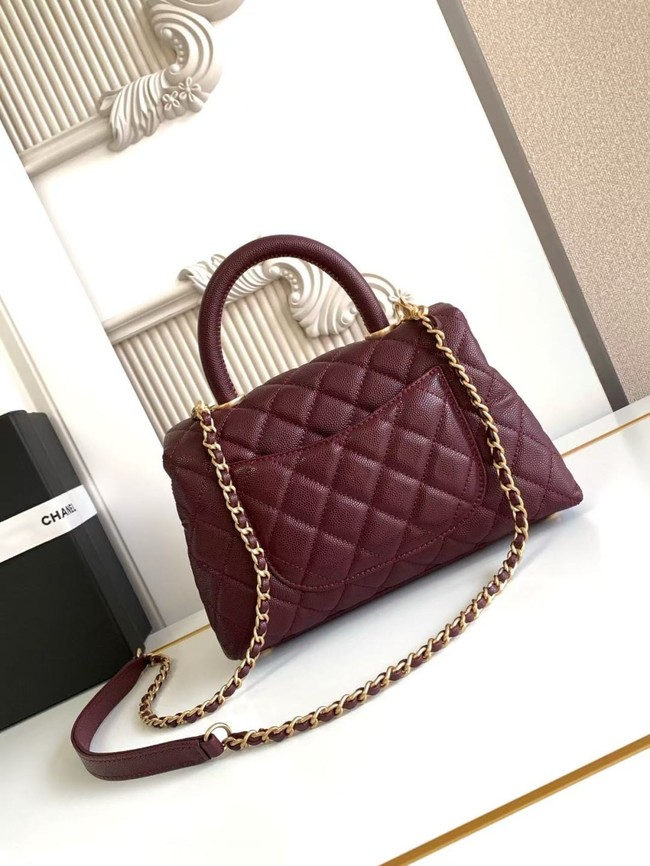 Chanel FLAP BAG WITH TOP HANDLE 92990-8