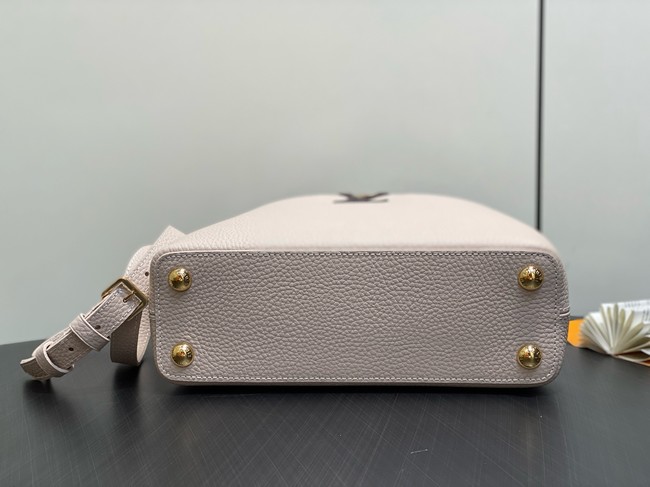 Louis Vuitton Capucines BB M12345 Galet& Tan & Chocolate