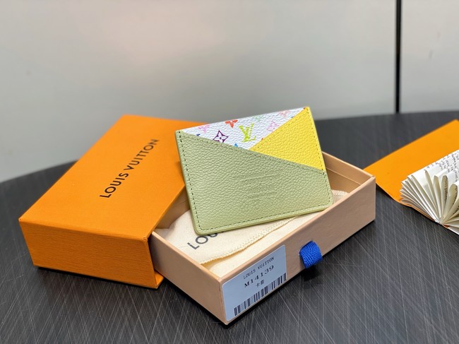 Louis Vuitton LV x TM Criss-Cross Card Holder M14090 green