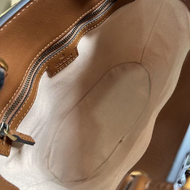 GUCCI GG MARMONT SMALL SHOULDER BAG 750396 BROWN