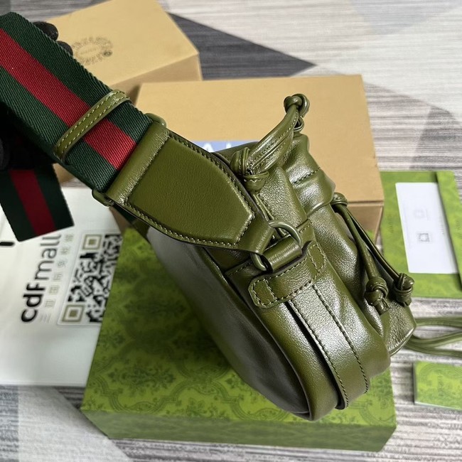 GUCCI OPHIDIA SAMLL BAG 725696 Khaki