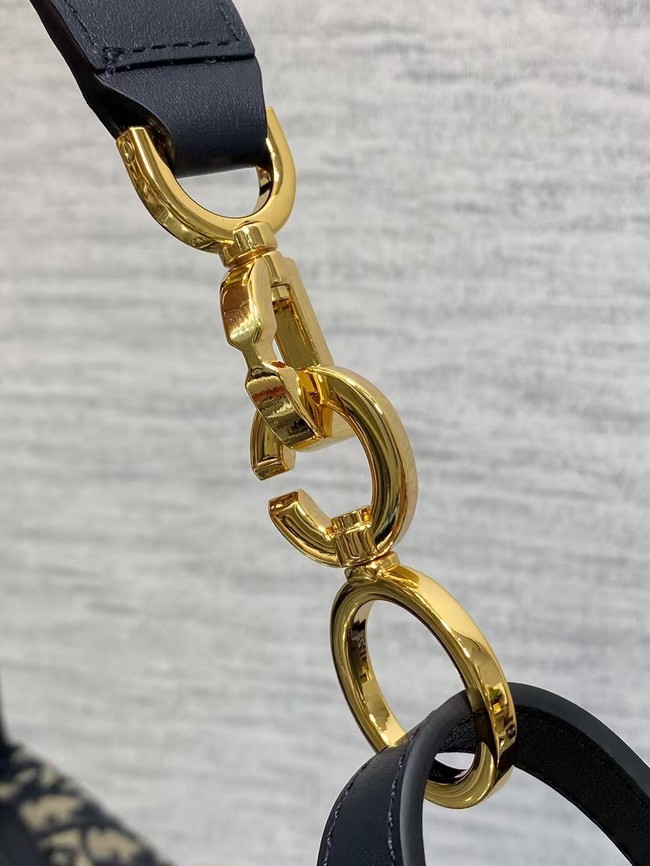 Dior Small D-Journey Bag M2416UNUO Blue Dior Oblique Jacquard