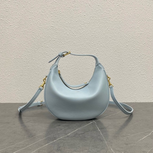 Celine TEEN CELINE LULU IN SUPPLE GRAINED CALFSKIN 120723 ice blue