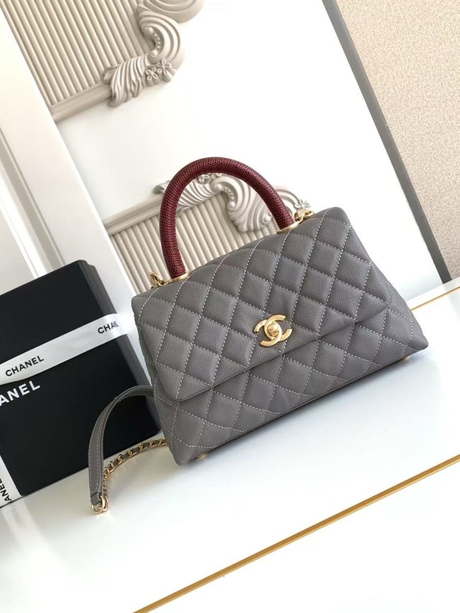 Chanel FLAP BAG WITH TOP HANDLE 92990-15