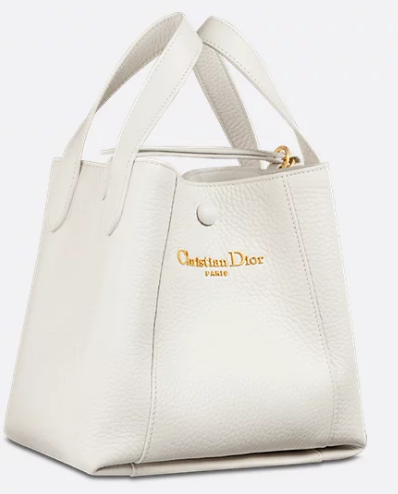 Dior Medium Signature Bucket Bag Grained Calfskin M2841USKU Latte