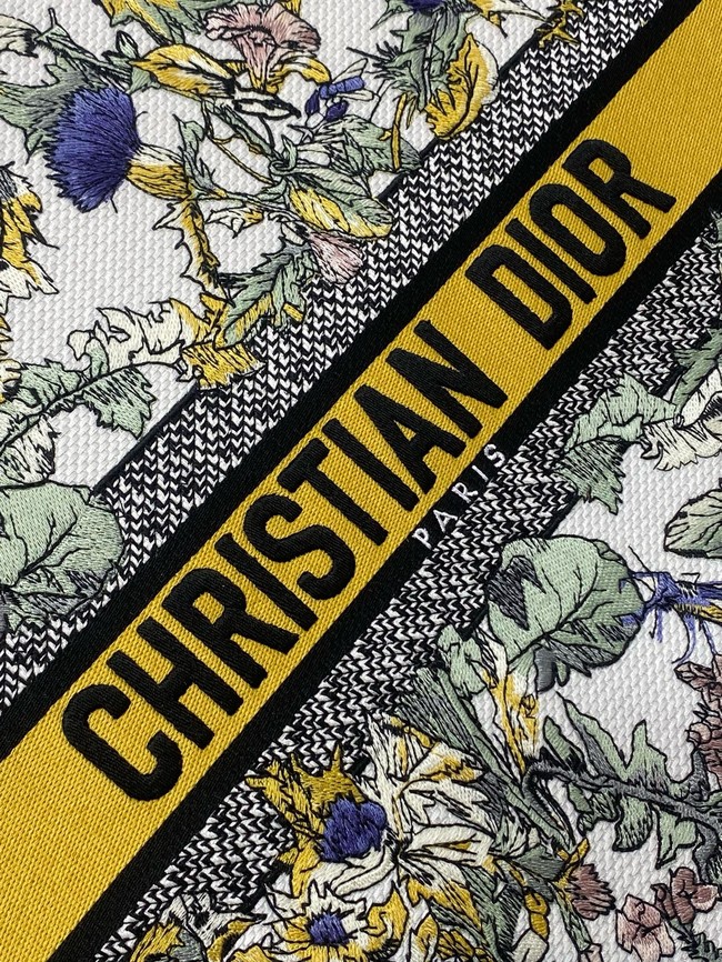 Large Dior Book Tote Embroidery Embroidery M1286ZEDX-3