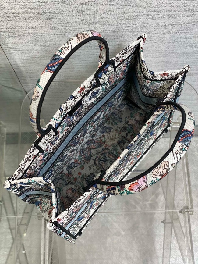 Medium Dior Book Tote Embroidery Embroidery M1296ZTDT-2