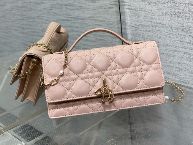 My Dior Mini Bag Cannage Lambskin S0980ONMJ Powder Pink
