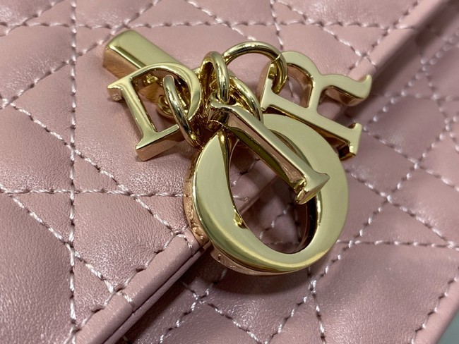 My Dior Mini Bag Cannage Lambskin S0980ONMJ dark pink