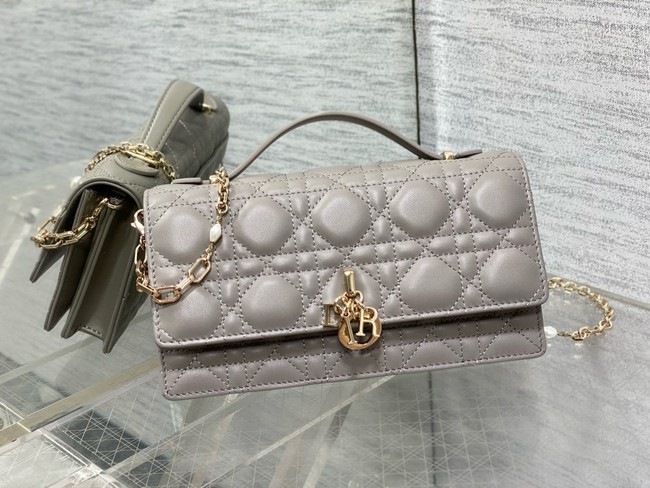 My Dior Mini Bag Cannage Lambskin S0980ONMJ gray