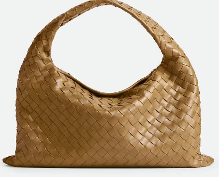Bottega Veneta Hop Shoulder bag with Intrecciato craftsmanship in calf leather 796262 Dark praline