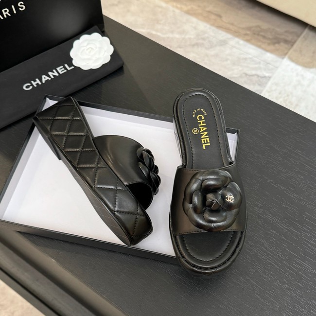 Chanel WOMENS Slippers High heels 7CM 44870-2