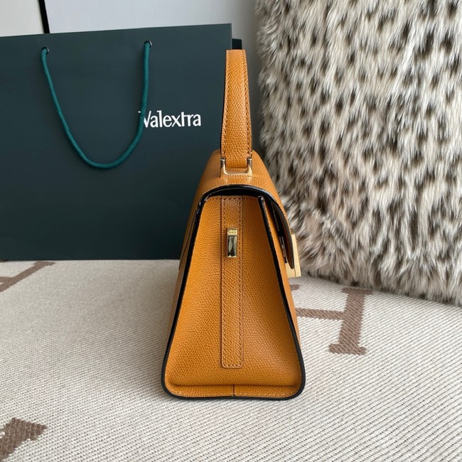 Valextra Iside Top Handle Medium Bag 56028 HAVANA BROWN