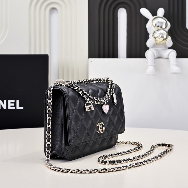 Chanel WALLET ON CHAIN AS4537 black
